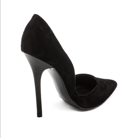 Steve Madden Varcityy Heel Black Suede - Picture 4 of 6
